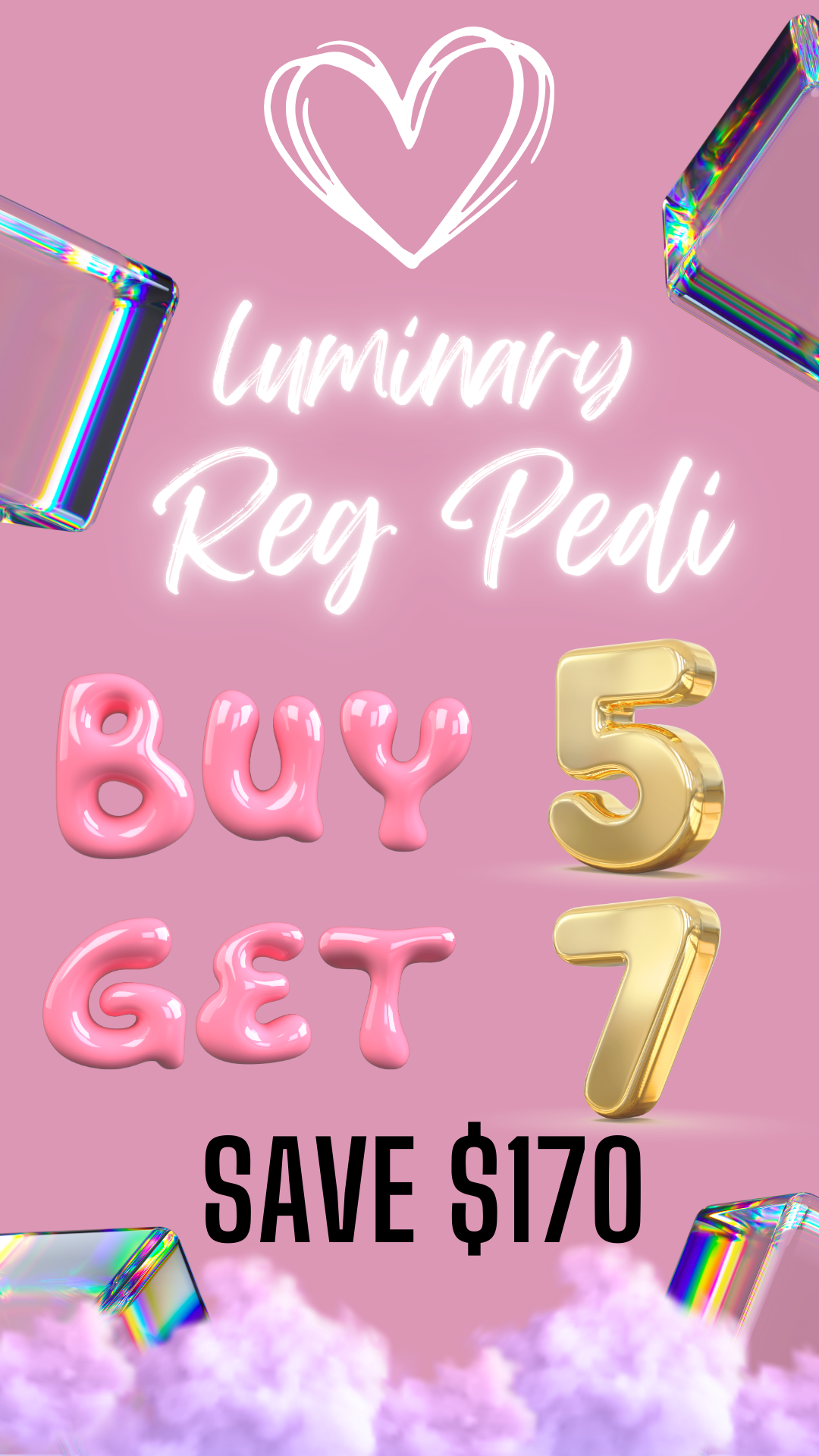 Luminary Hands & Regular Pedi